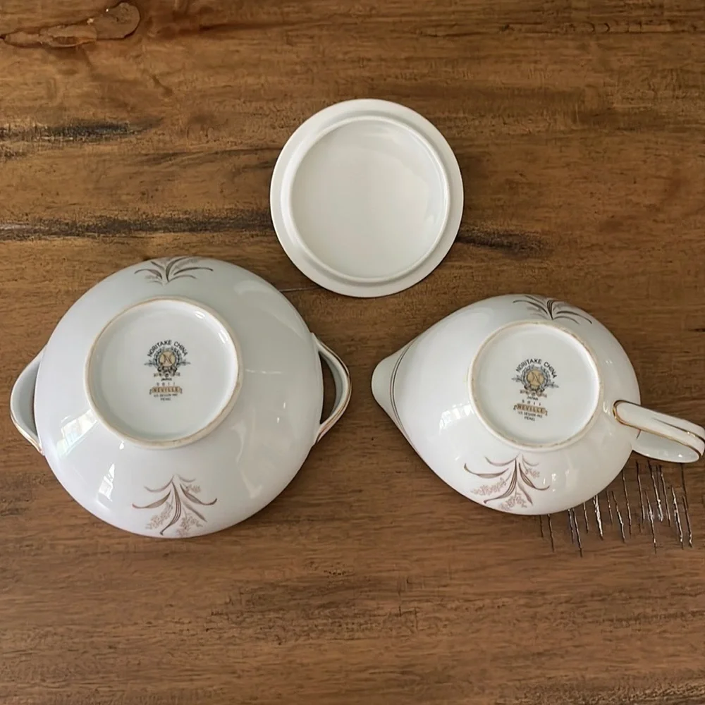 Noritake sugar and creamer